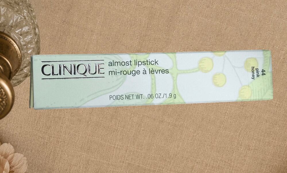 Clinique Almost Lipstick #44 Pink Honey .06 oz 1.9g Full Size New in Box